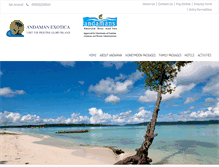 Tablet Screenshot of andamanexotica.com